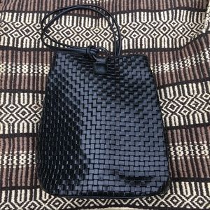Black woven LORD & TAYLOR bag